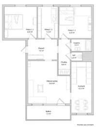 Prodej bytu 4+1 v osobním vlastnictví 84 m², Brno