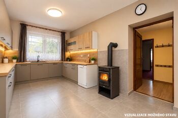 Vizualizace možného stavu - Prodej domu 67 m², Záluží