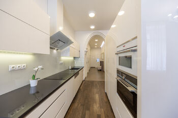 Kuchyně - Prodej bytu 2+kk v osobním vlastnictví 71 m², Praha 1 - Staré Město
