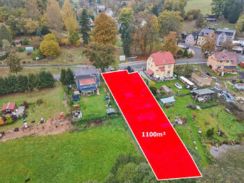 Prodej pozemku 1100 m², Podhradí
