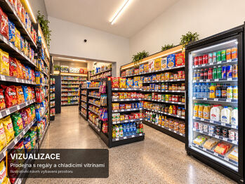 vizualizace - Pronájem obchodních prostor, Ústí nad Labem