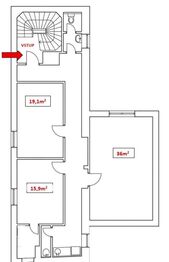 Pronájem kancelářských prostor 114 m², Praha 8 - Karlín