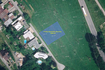 Mapa KN ortofoto - Prodej pozemku 1058 m², Dlouhá Třebová