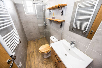 Koupelna - Pronájem bytu 2+1 v osobním vlastnictví 52 m², Teplice