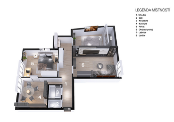 Prodej bytu 3+1 v osobním vlastnictví 73 m², Ostrava