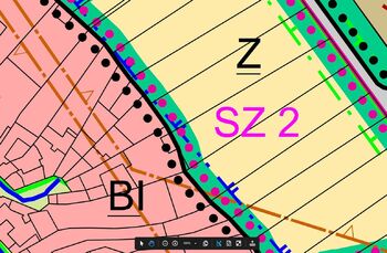 Územní plán - výřez - Prodej domu 150 m², Kučerov