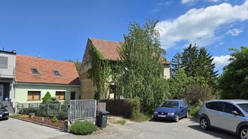 Stávající stav - čelní pohled na dům - Prodej domu 150 m², Kučerov 