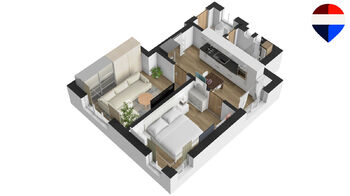 Prodej bytu 2+1 v osobním vlastnictví 58 m², Benešov nad Ploučnicí