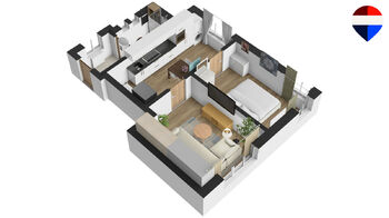 Prodej bytu 2+1 v osobním vlastnictví 58 m², Benešov nad Ploučnicí