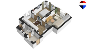 Prodej bytu 2+1 v osobním vlastnictví 58 m², Benešov nad Ploučnicí