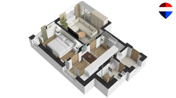 Prodej bytu 2+1 v osobním vlastnictví 58 m², Benešov nad Ploučnicí