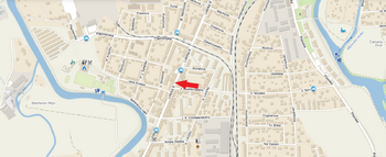 mapa - Pronájem bytu 3+1 v osobním vlastnictví 55 m², České Budějovice