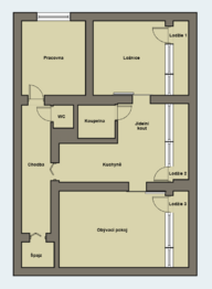 Prodej bytu 3+1 v družstevním vlastnictví 68 m², Klášterec nad Ohří