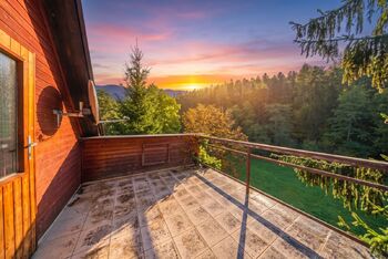 výhled z terasy - Prodej chaty / chalupy 70 m², Družec