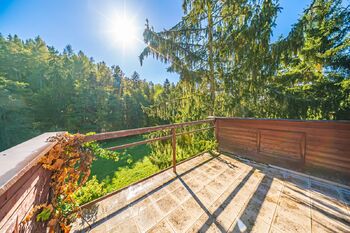 výhled z terasy - Prodej chaty / chalupy 70 m², Družec