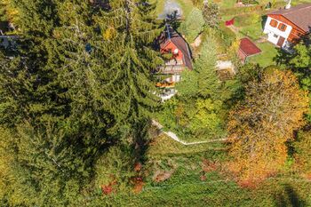 pohled z dronu - Prodej chaty / chalupy 70 m², Družec