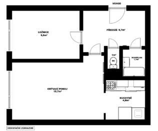 Prodej bytu 2+kk v osobním vlastnictví 40 m², Kladno