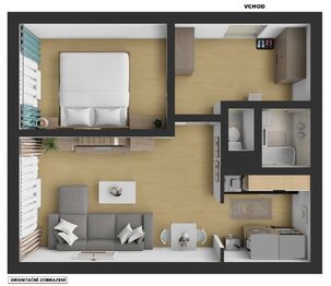 Prodej bytu 2+kk v osobním vlastnictví 40 m², Kladno