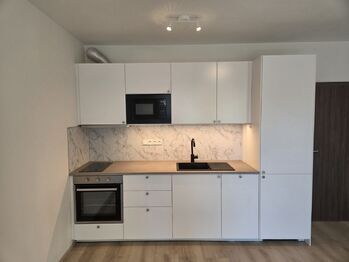 Obytná místnost + kk - Pronájem bytu 1+kk v osobním vlastnictví 37 m², České Budějovice