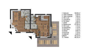 Prodej restaurace 128 m², Horní Suchá