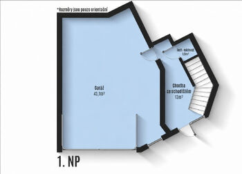 Velkorysý byt 4+kk, 175 m² s garáží, balkonem a zahradou, ulice Podstránská, Brno - Slatina - Prodej bytu 4+kk v osobním vlastnictví 175 m², Brno
