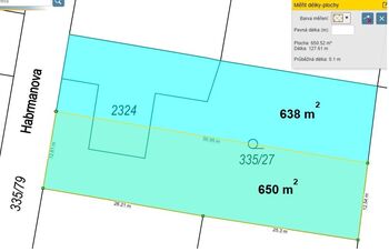 Prodej pozemku 650 m², Starý Plzenec
