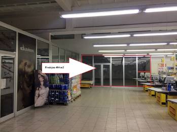 Pronájem komerčního objektu (obchodní centrum), 484 m2, Plzeň