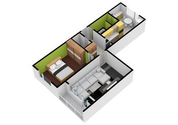Prodej bytu 2+1 v družstevním vlastnictví, 59 m2, Chomutov