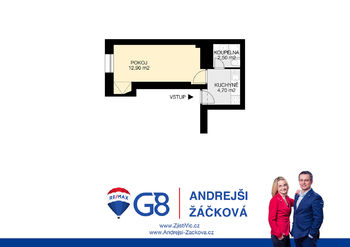 Prodej bytu 1+kk v osobním vlastnictví, 23 m2, Praha 10 - Vršovice