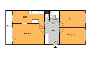 Prodej bytu 3+1 v osobním vlastnictví, 73 m2, Český Brod
