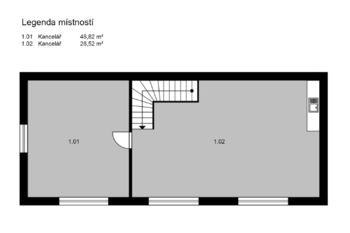 Prodej komerčního objektu (sklad), 1016 m2, Kolín