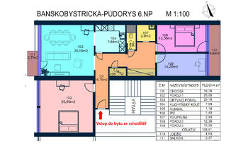 Prodej bytu 4+1 v osobním vlastnictví, 103 m2, Praha 6 - Dejvice