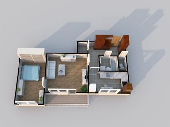 Pronájem bytu 2+1 v osobním vlastnictví, 63 m2, Chrudim