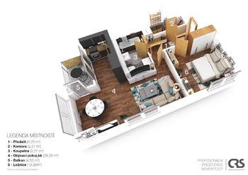 Prodej bytu 2+kk v družstevním vlastnictví, 59 m2, Praha 10 - Dolní Měcholupy