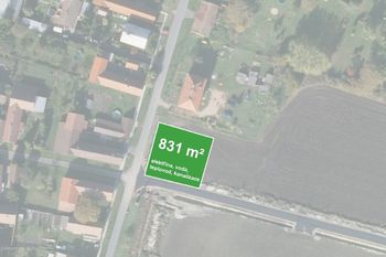 Prodej pozemku, 831 m2, Choťovice