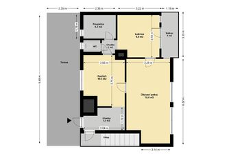 Prodej bytu 2+1 v osobním vlastnictví, 60 m2, Desná