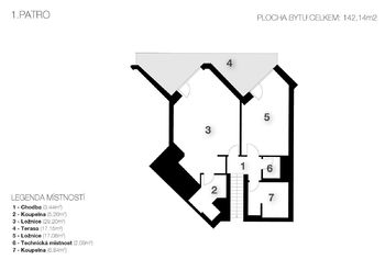 Prodej bytu 4+kk v osobním vlastnictví, 147 m2, Praha 3 - Žižkov