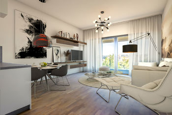 Pronájem bytu 4+kk v osobním vlastnictví, 103 m2, Praha 8 - Karlín