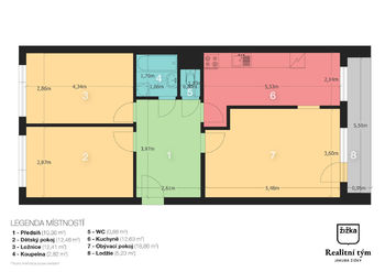 Prodej bytu 3+1 v osobním vlastnictví, 77 m2, Praha 5 - Zbraslav