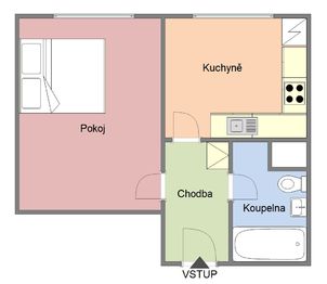 Prodej bytu 1+1 v osobním vlastnictví, 36 m2, Písek