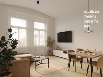 Prodej bytu 2+kk v osobním vlastnictví, 48 m2, Praha 10 - Vinohrady