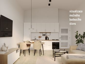 Prodej bytu 2+kk v osobním vlastnictví, 48 m2, Praha 10 - Vinohrady