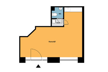 Prodej komerčního prostoru (kanceláře), 30 m2, Praha 10 - Vršovice