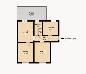 Pronájem bytu 3+1 v osobním vlastnictví, 108 m2, Žatčany