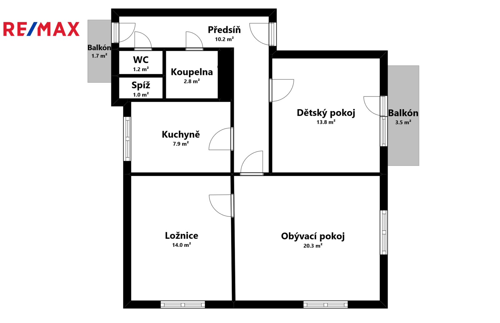 Prodej bytu 3+1 v osobním vlastnictví, 70 m2, Ostrava