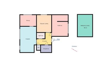 Prodej bytu 4+kk v osobním vlastnictví, 93 m2, Jenštejn
