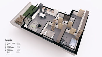 Prodej bytu 3+kk v osobním vlastnictví, 106 m2, Dolní Loučky