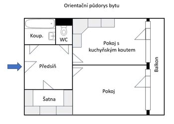 Pronájem bytu 2+kk v osobním vlastnictví, 69 m2, Praha 4 - Krč