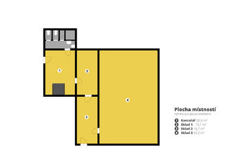 Pronájem komerčního prostoru (obchodní), 150 m2, Praha 4 - Háje