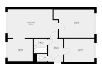 Prodej bytu 3+1 v osobním vlastnictví, 57 m2, Kladno